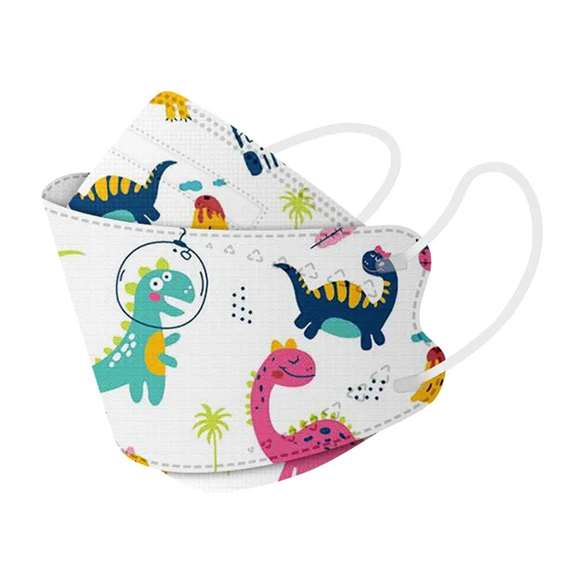 Children FFP2 Fish Face Mask For Kids 4-12 Old KN95 Mascarillas FPP2 Niños Homologada 4 Ply Fish FFP2mask Child Morandi Maske 5