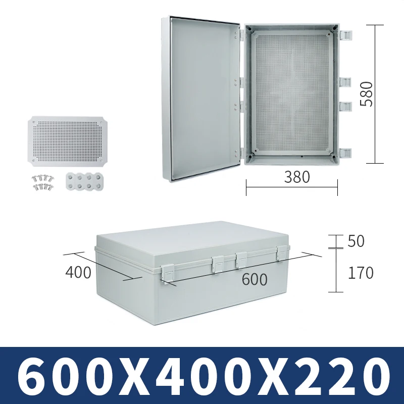 impermeável distribuição caixa exterior fivela chuva-prova clamshell junção caixa