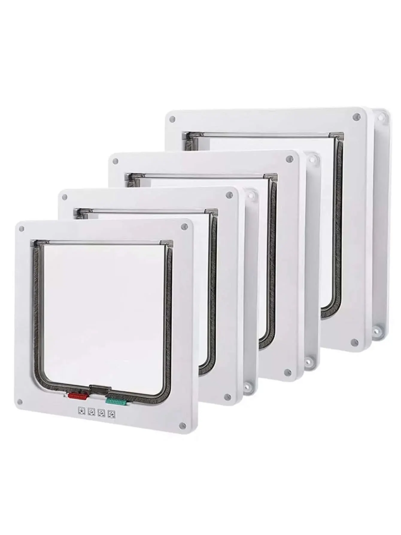 Cat Door 1PC Dual Entry and Exit Door Opening for Pet Cats
