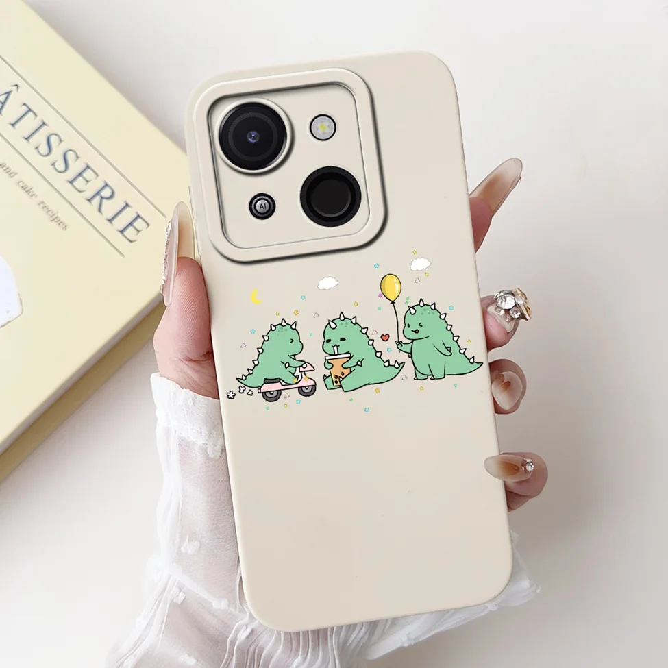 Cute Cat & Floral Silicone Phone Case - Stylish Protective Bumper