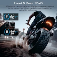 The latest 7-inch motorcycle CARPLAYGPS navigator with camera and tire pressure - Image 4