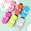 Kids Winter Ski Gloves Cartoon Rabbit Warm Mittens Non-slip Waterproof Windproof Outdoor Sports Cycling Gloves For Boys Girls 2