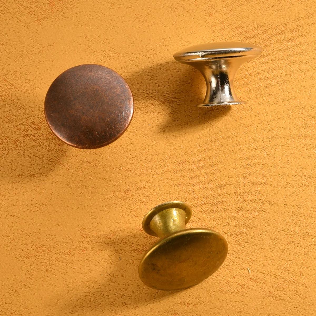 Furniture Knobs 12Pcs Round Door Knobs Cabinet Handles Cupboard Drawer Kitchen Bathroom Fashion Furniture Hardware Accessories