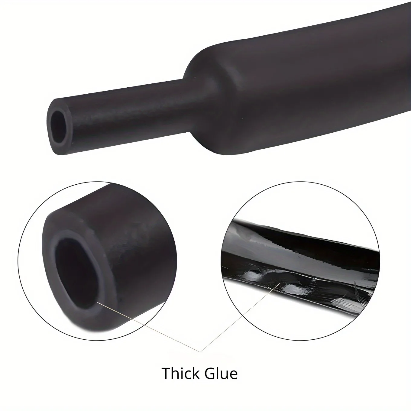 5M 3:1 heat shrink tube Glue Inside Diameter 1.6 2.4 3.2 4.8 6.4 7.9 9.5 12.7mm Adhesive Lined Sleeve Wrap heat shrink tube