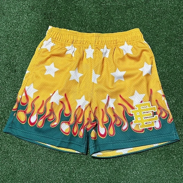 Eric Emanuel Running Shorts Beach Pants Sports Mesh Breathable Men's Shorts Training Basketball sports shorts Men's sportswear - Image 3