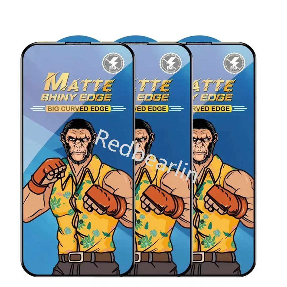 10pcs ESD ANTI-STATIC Anti Spy Matte Privacy Screen Protector Tempered Film Guard For IPhone 15 14 plus 13 12 11 Pro Max X XR XS