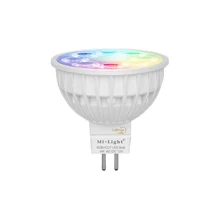 

FUT104 4W LED Bulb MR16 Lamp Light Dimmable AC/DC12V RGB + Warm White + White (RGB+CCT) Spotlight Indoor Holiday Decorationn