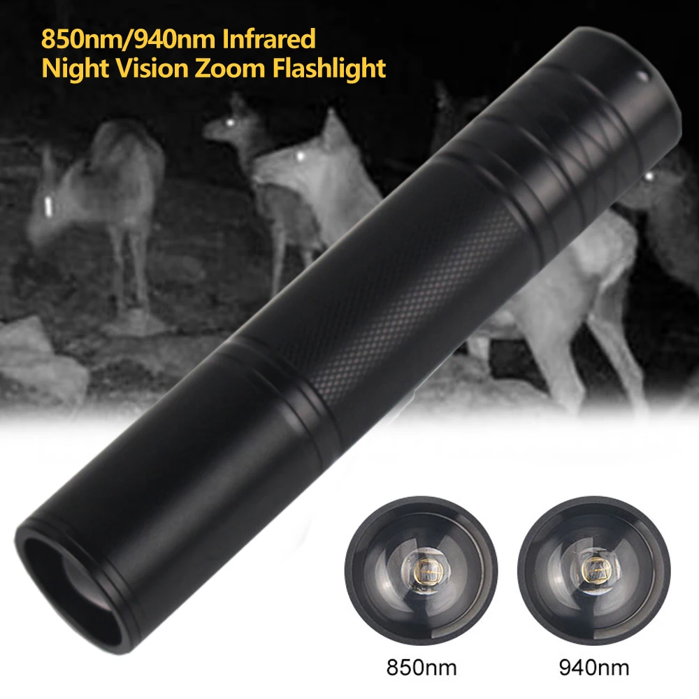 BEL-7549509697654-Lampe De Poche Infrarouge À Vision Nocturne Lampe De