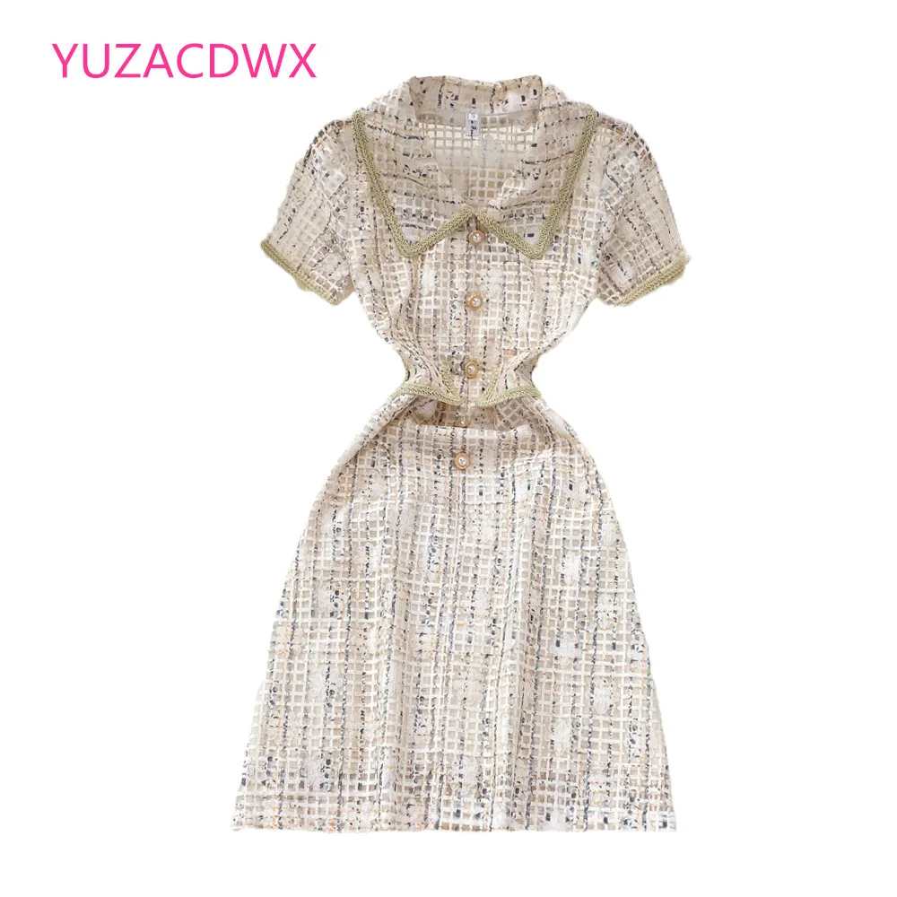 

Vintage Woman Dress Sexy Fashion Chic Satin Korean Vestidos Casual Fashion 2022 Summer Elegant Dress