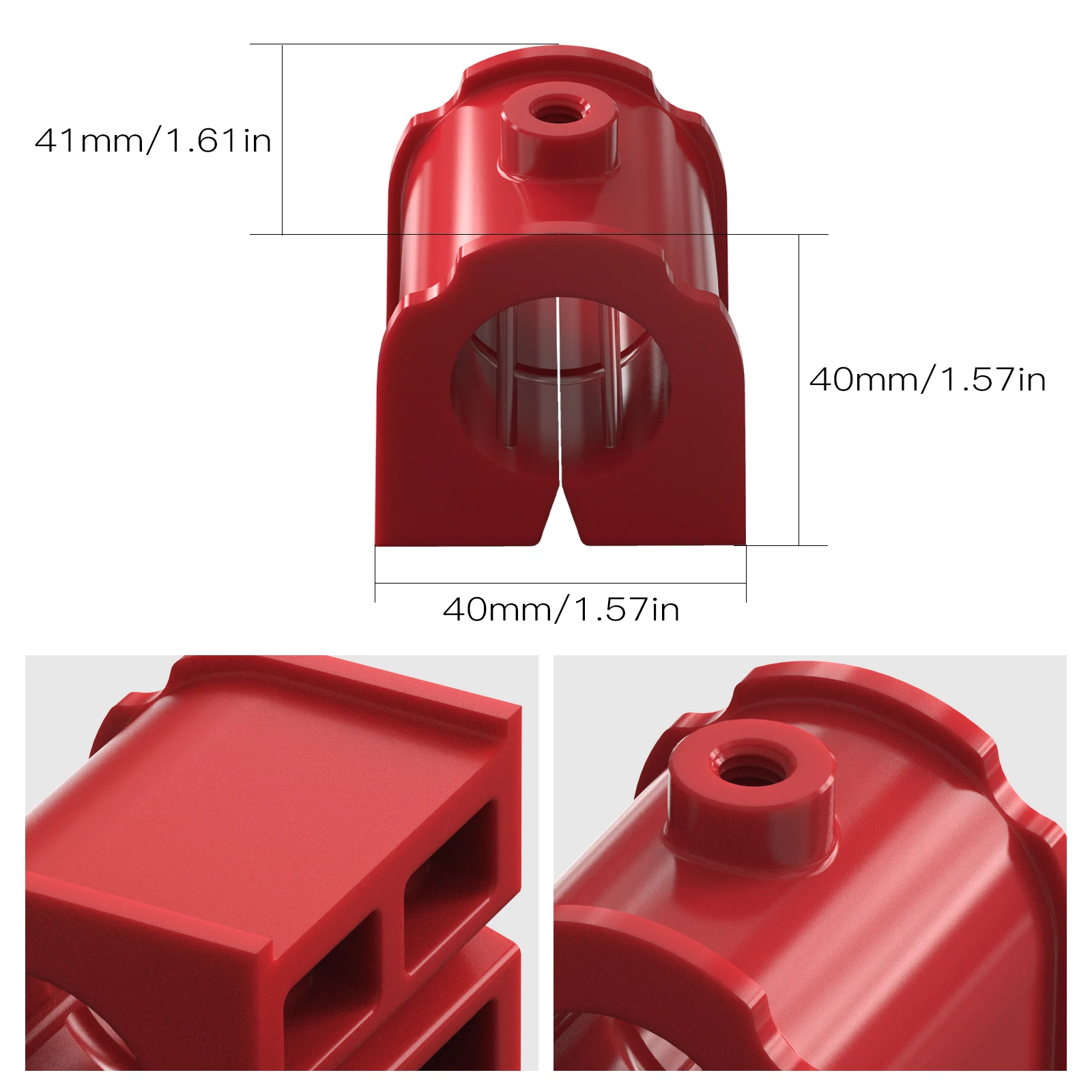 NICECNC für Can-Am Maverick X3 2017–2024 UTV Vordere und Hintere Stabilisatorbuchsen für Can Am X3 R RR Turbo Max Turbo Anti-Roll-Bar-Kit – Detail 14