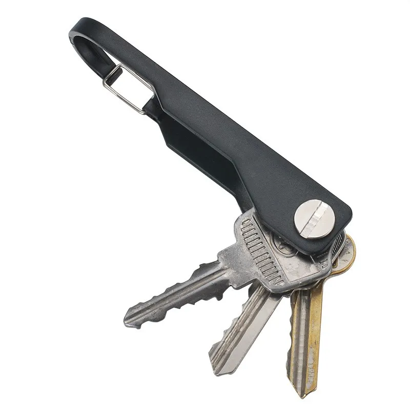 Inteligentny klucz odbiornik zaczep do klucza kluczowe akcesoria do druku Logo uchwyt na kluczyk samochodowy klucz organizator Porta Chave brelok etui torba na klucze samochodowe