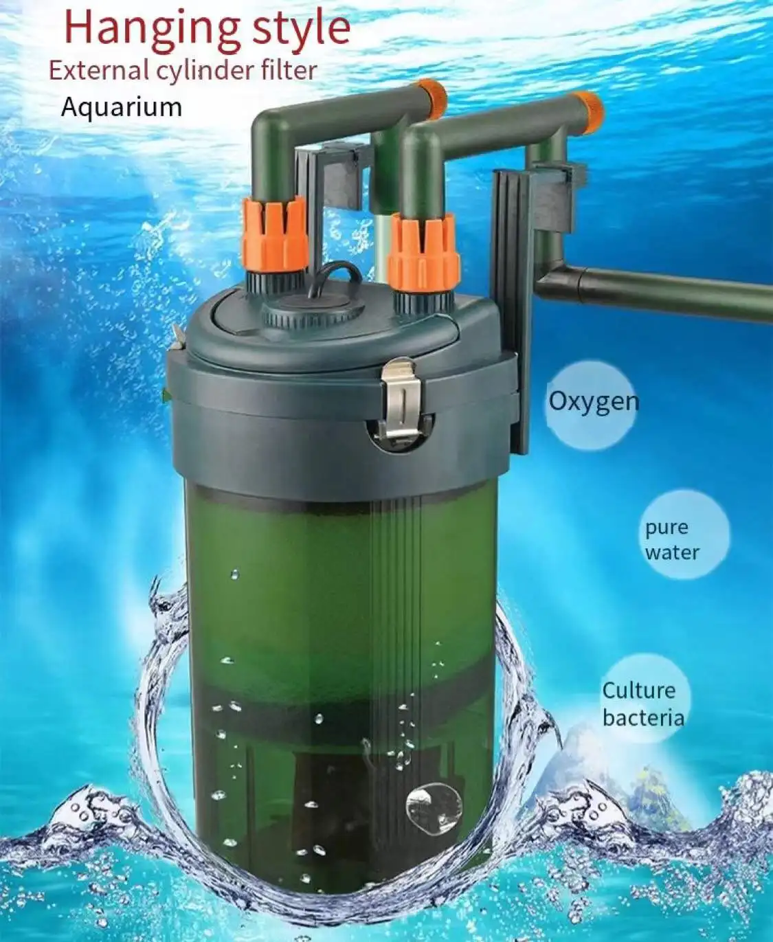 StalSUN-Pompe de filtre externe pour aquarium, filtre à poisson suspendu,  débit réglable, multi-étages, précieux, jusqu'à 100 litres - AliExpress