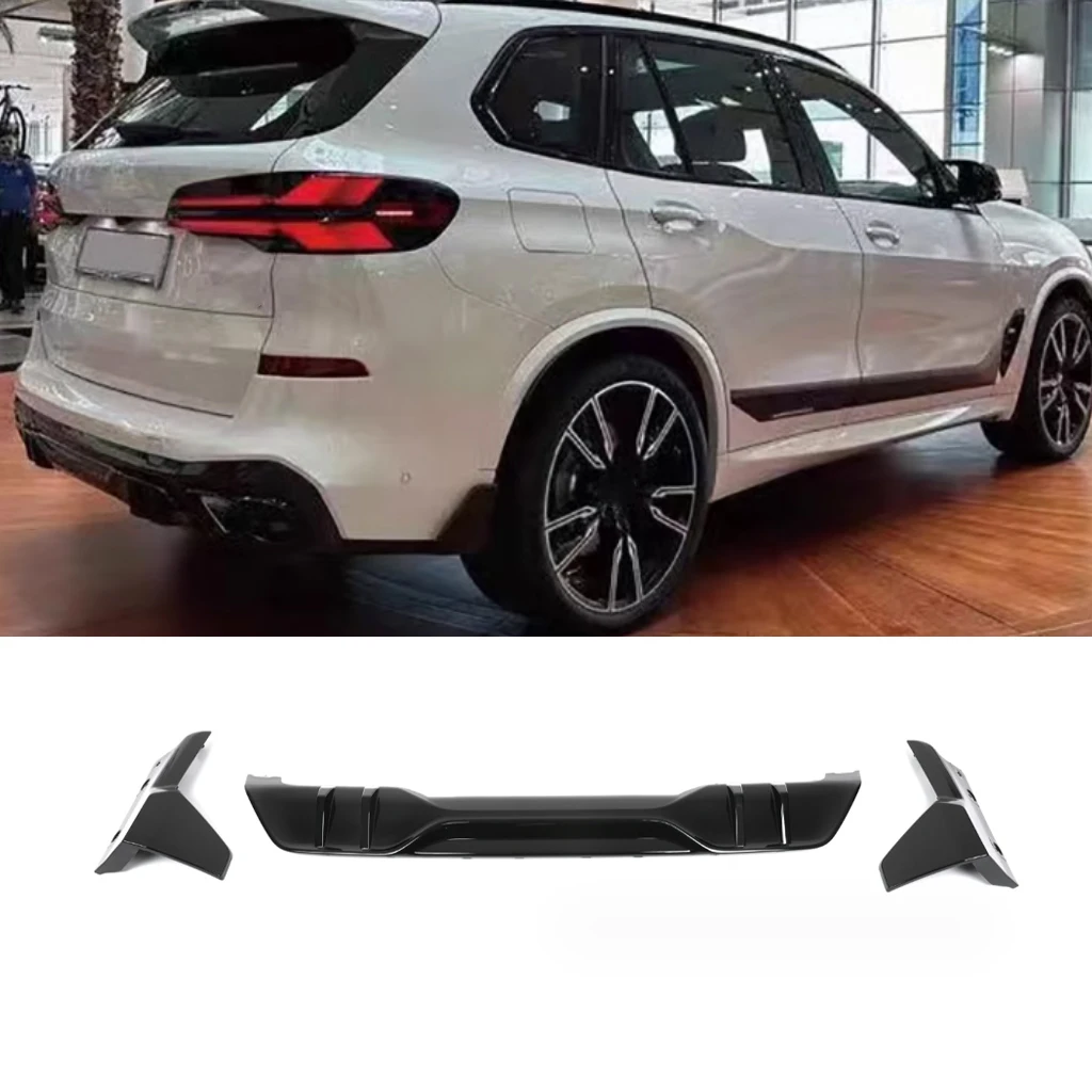 

Car Rear Bumper Diffuser Lip Rear Side Splitters Spoiler Lip For BMW X5 G05 LCI M Sport 2023 2024 Rear Bumper Protector
