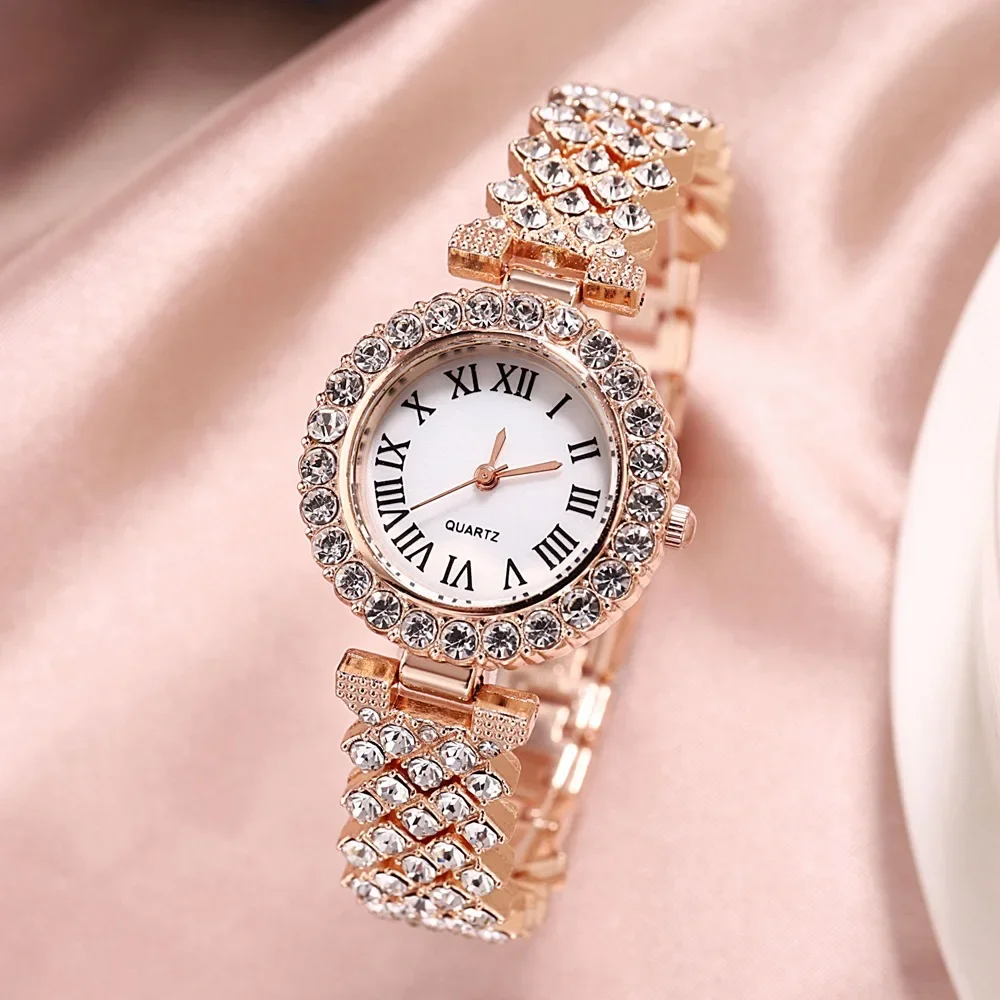 Gypsophila Strap Women's Fashion Watches Simple Starry sky Dial Luxury Quartz Watch Women Clock Rose Gold Pointer Wristwatches 2