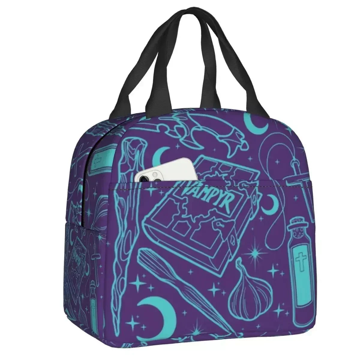 

Buffy The Vampire Slayer Weapons II Insulated Lunch Bag Women Portable Horror Drama Thermal Cooler Lunch Tote Office Work School