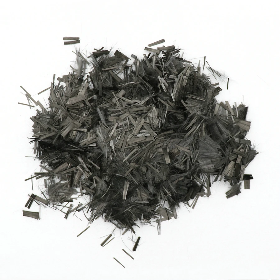 500G 3-12MM Carbon Fiber Modified Reinforced Conductive Chopped High Temperature Carbon Fiber Chopped Strand Marble Texture