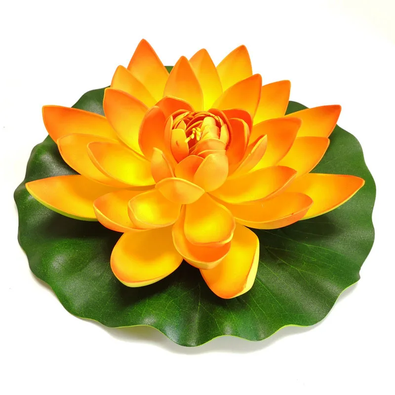 Floating Lotus Artificial Flower - Lifelike Water Lily for Pond and Garden Decoration
