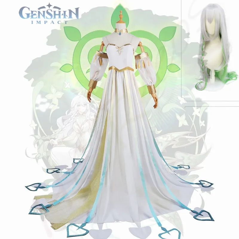 CoCos-SSS Game Genshin Impact Nahida Cosplay Costume Game Cos Genshin  Impact The God of Wisdom