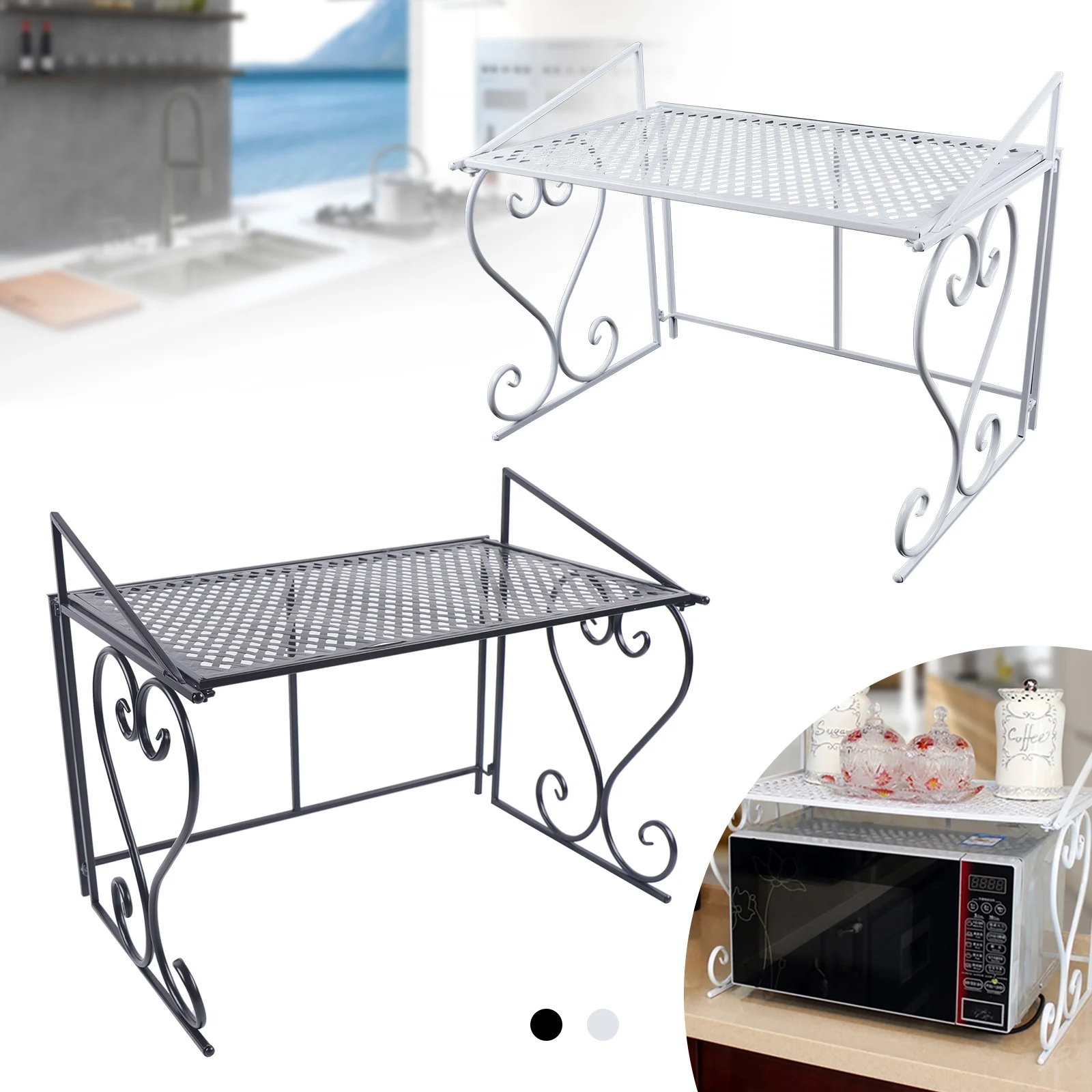 Mikrowelle Regal Metall Kauchenregal Weibeta Muslimykauche Ripiano Per Microonde