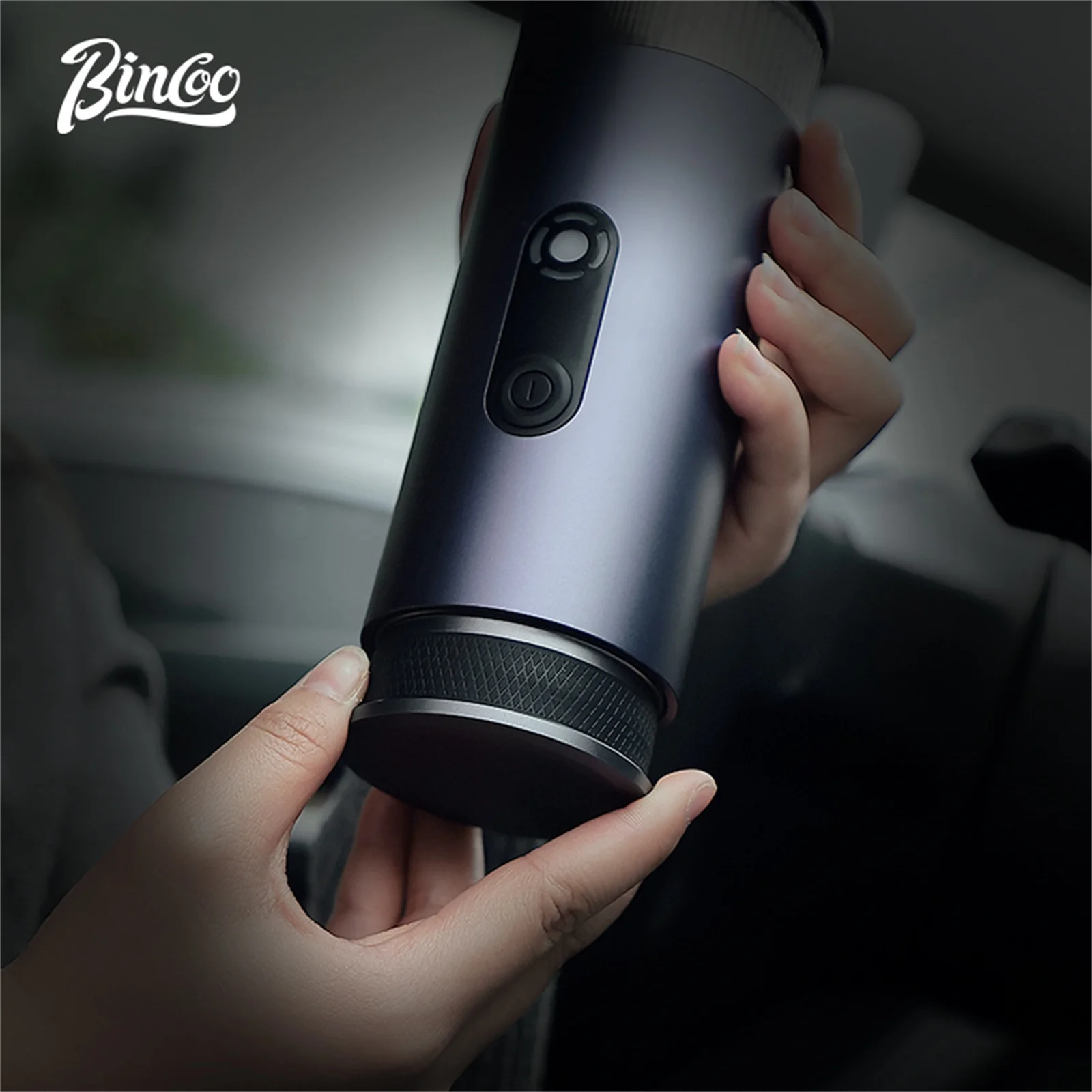 ماكينة القهوة المحمولة Bincoo H1 Pro صندوق مسحوق ا...