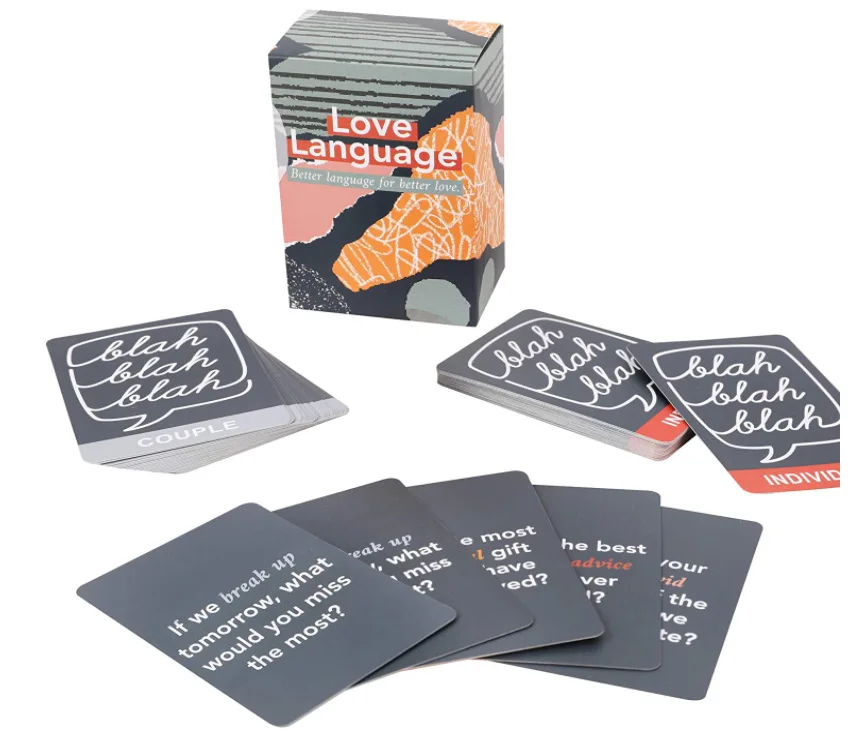 150 Love Language Card Board Game Love Lingual Conversation Card Game for Couples Connections Interactive Better Language Cards