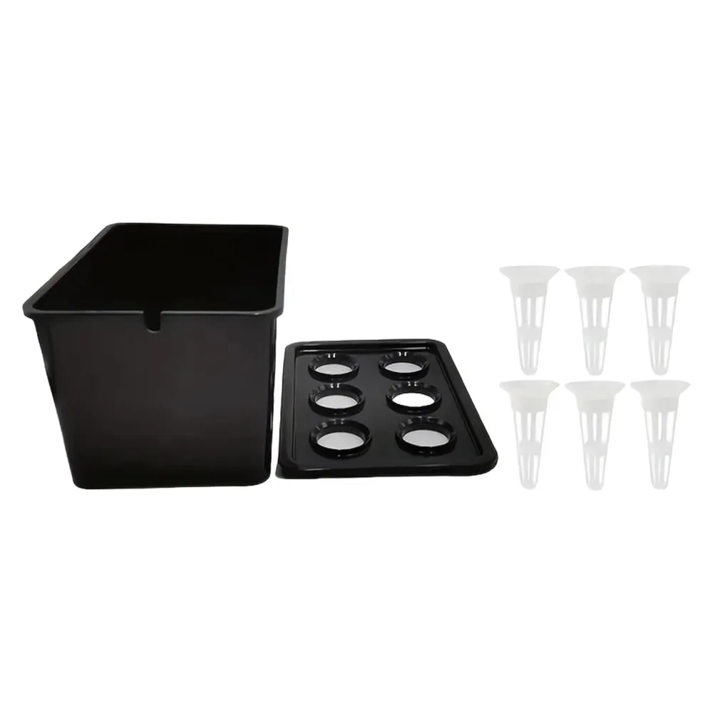 Hydroponic Grower Kit with Self-Watering Seedling Pots and Durable Cultivation Box