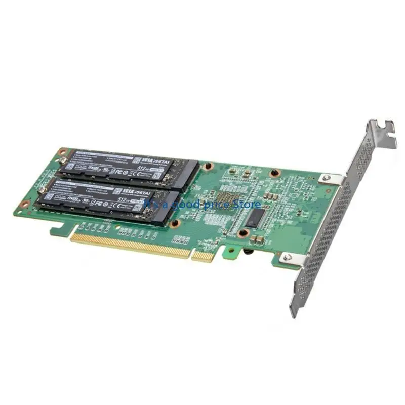 PCIe X16 4 포트 M.2 NVMe SSD 전용 어댑터 PLX8747 제어 칩 고속