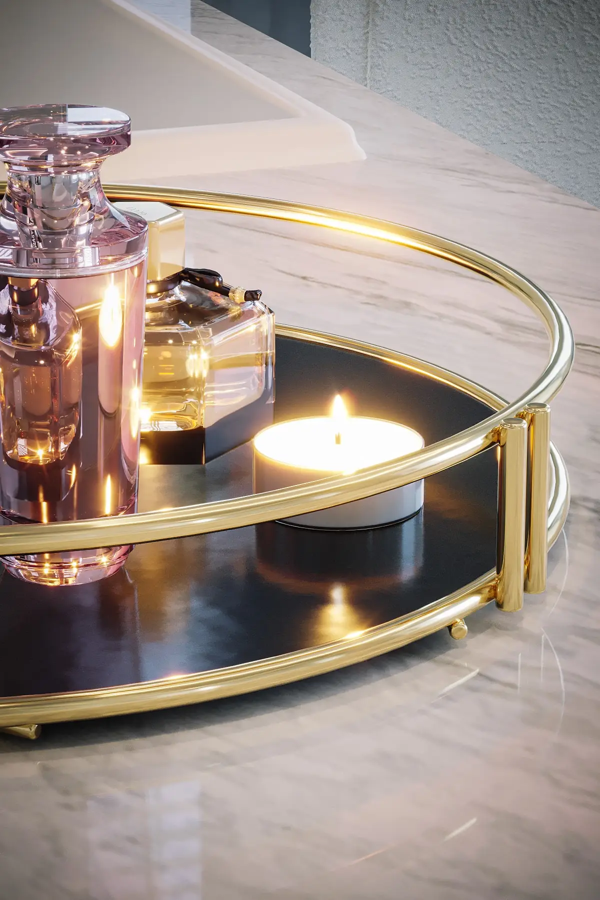 Service Presentation Ikramlık Gold Big Luxury Organizer Tableware Kitchen Regulator Cake Stand
