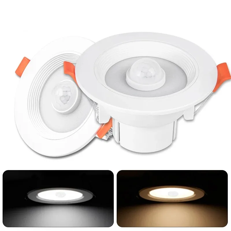 

PIR Motion Sensor Spot LED Downlight Lamparas 5W 10W 15W 20W Smart Home LED Spot Light For Entrance Corridor Hallway Stair Depot