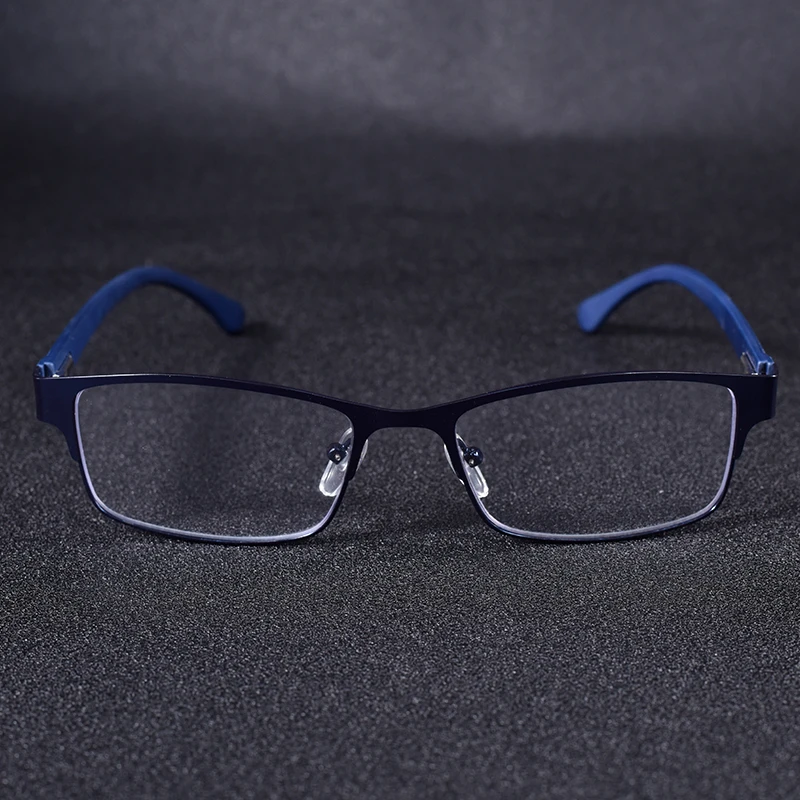 Hochwertige Legierungs-Lesebrille für Männer mit Power-Folding-Anti-Blaulicht-Brille mit Federscharnier + 125 + 175 + 225 + 275 – Detail 17