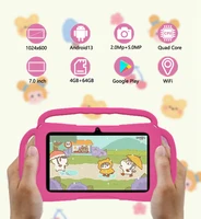 2024 New 5G WIFI Children's Tablet 4GB RAM 64GB ROM Portable Mini Tablet Quad Core Dual Camera 4000mAh Android 13 2