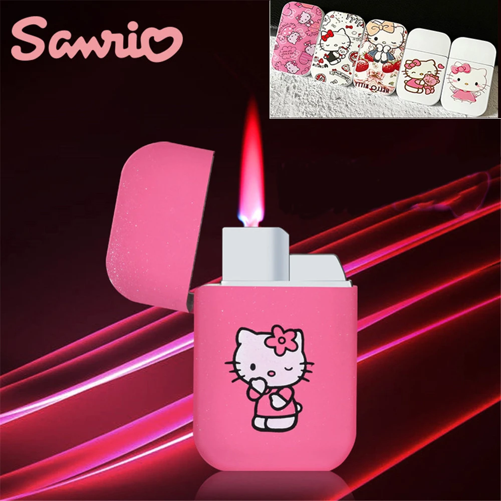 Hello Kitty Cat Pink Lighter Creative Igniter Kawaii MyMelody Kuromi