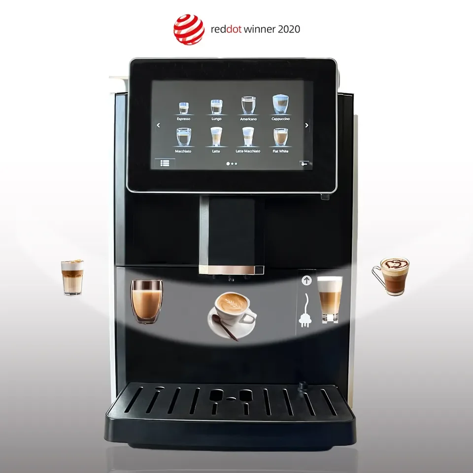 

Touch Screen Smart Fully-automatic Commercial Intelligent Espresso Electric Coffee Maker Machine