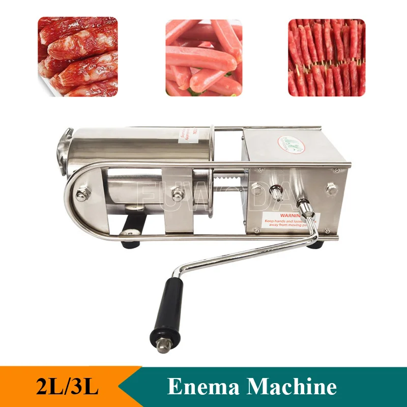 Description Picture 2 of itemManual Sausage Filler Stuffing Machine 2L/3L Enema Making Filling Machine Stainless Steel Food Processor