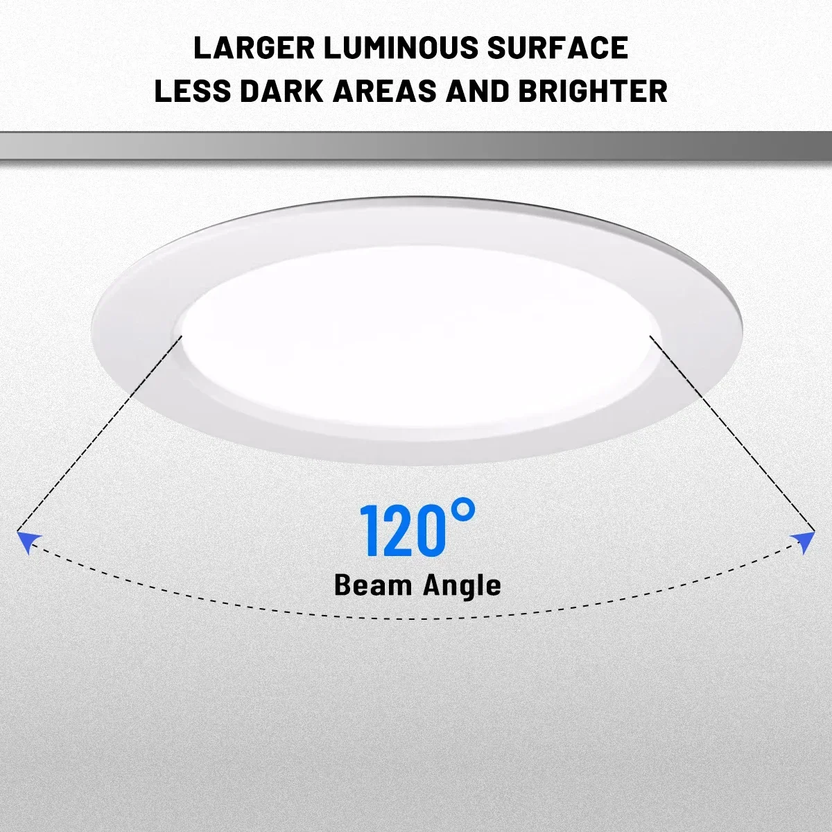 1PCS 220V 4&5 inch LED Downlights 12W/15W,3000K or 4000K,Super-Bright,Anti-Flicker,Premier Choice for Foyer Living Room Ceilings