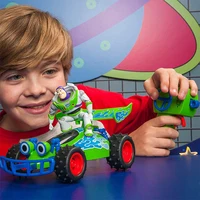 Disney Pixar Toy Story 4 Buzz Lightyear Woody 1: 24 RC Turbo Buggy Electric Remote Control Toys Car Remote Controlled Motorcycle 2