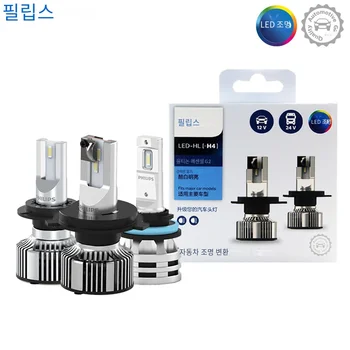 필립스 울티논 에센셜 G2 LED H1 H4 H7 H8 H11 H16 HB3 HB4 H1R2 9003 9005 9006 9012 6500K 자동차 헤드라이트 자동 안개등 (2 팩) 상품 이미지