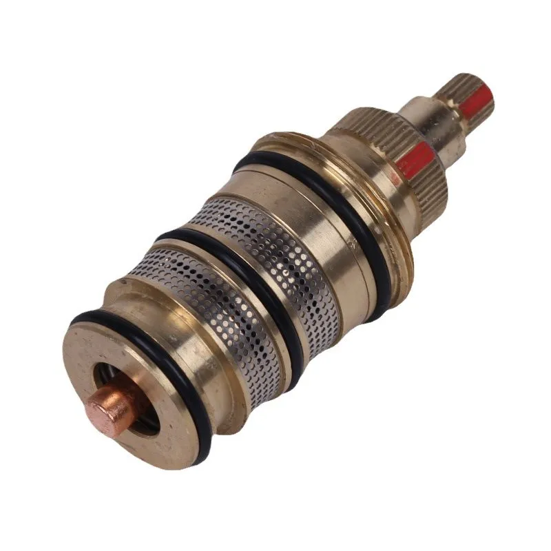 Brass Bath Shower Thermostatic Cartridge&Handle for Mixing Valve Mixer Shower Bar Mixer Tap Mixing Valve Cartridge WJ911