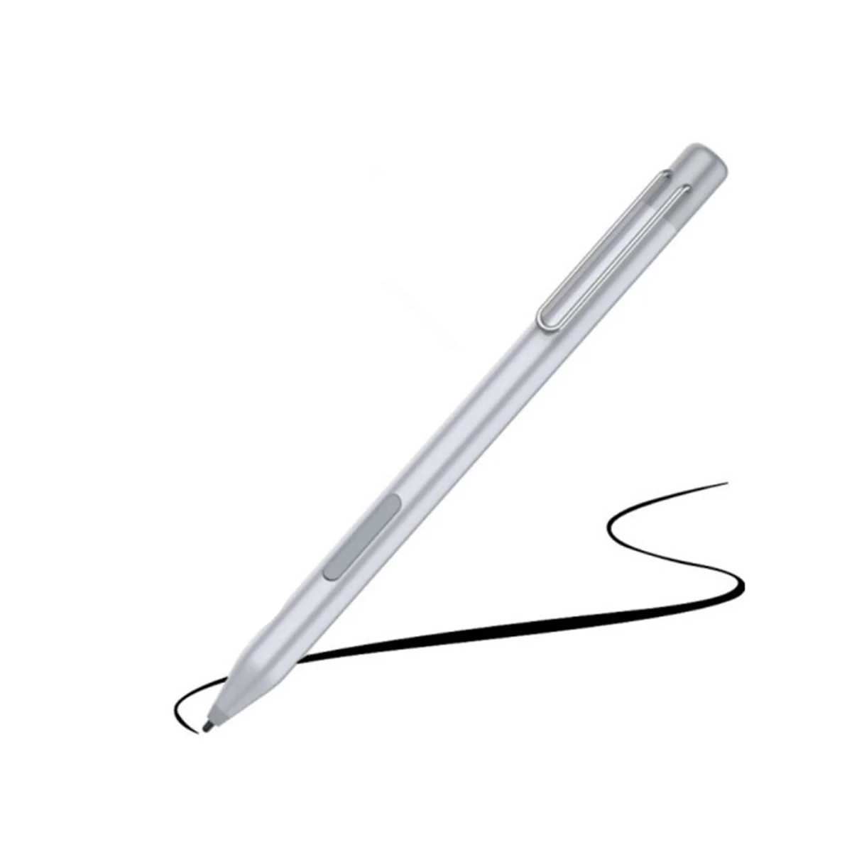 Per Microsoft Surface Stylus Pen Go Pro7/6/5/4/3 Penna Elettronica 4096 Livelli Di Pressione Con Estrattore Di Punta + Punta-Argento
