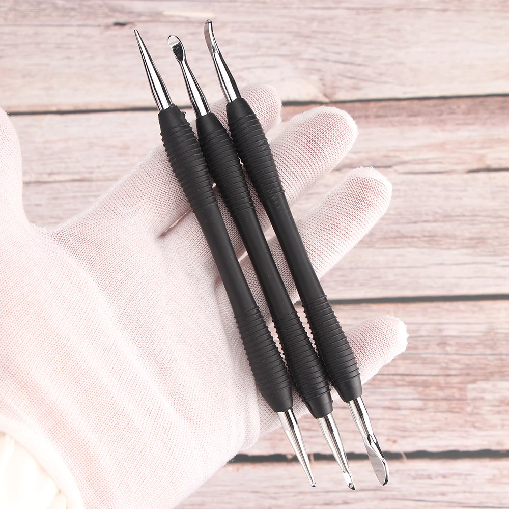 Leather Craft Modeling Tools Grooving Tools Leather Embossing Spoons/Carving Tools Kit DIY Kit for Press Rub/Edge Skiving 3PCS carving tool leather cutting tools