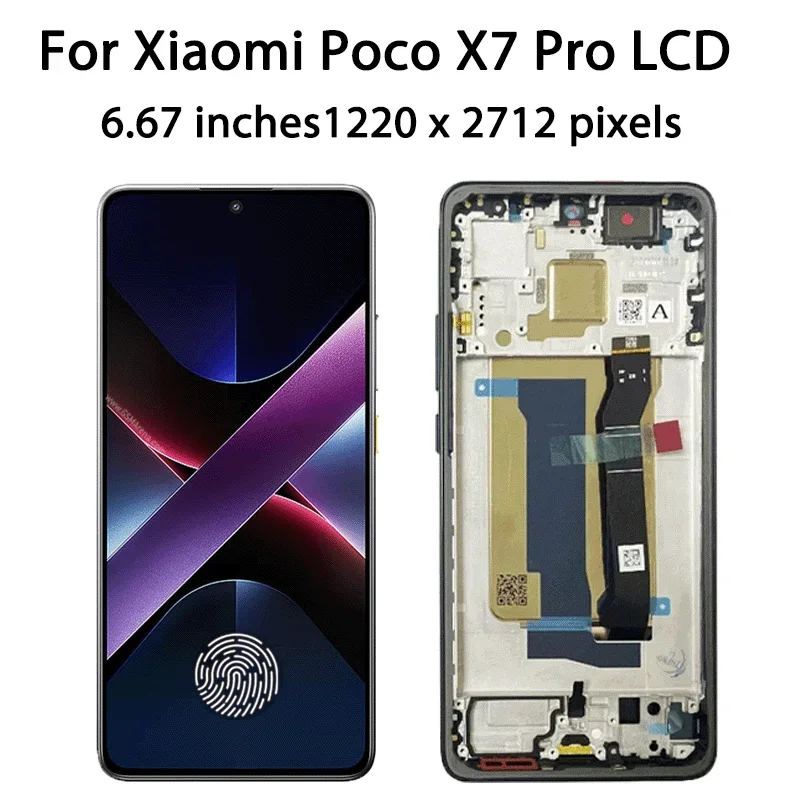 POCO X7 Pro 2412DPC0AG 2412DPC0AI Display Screen For Poco X7