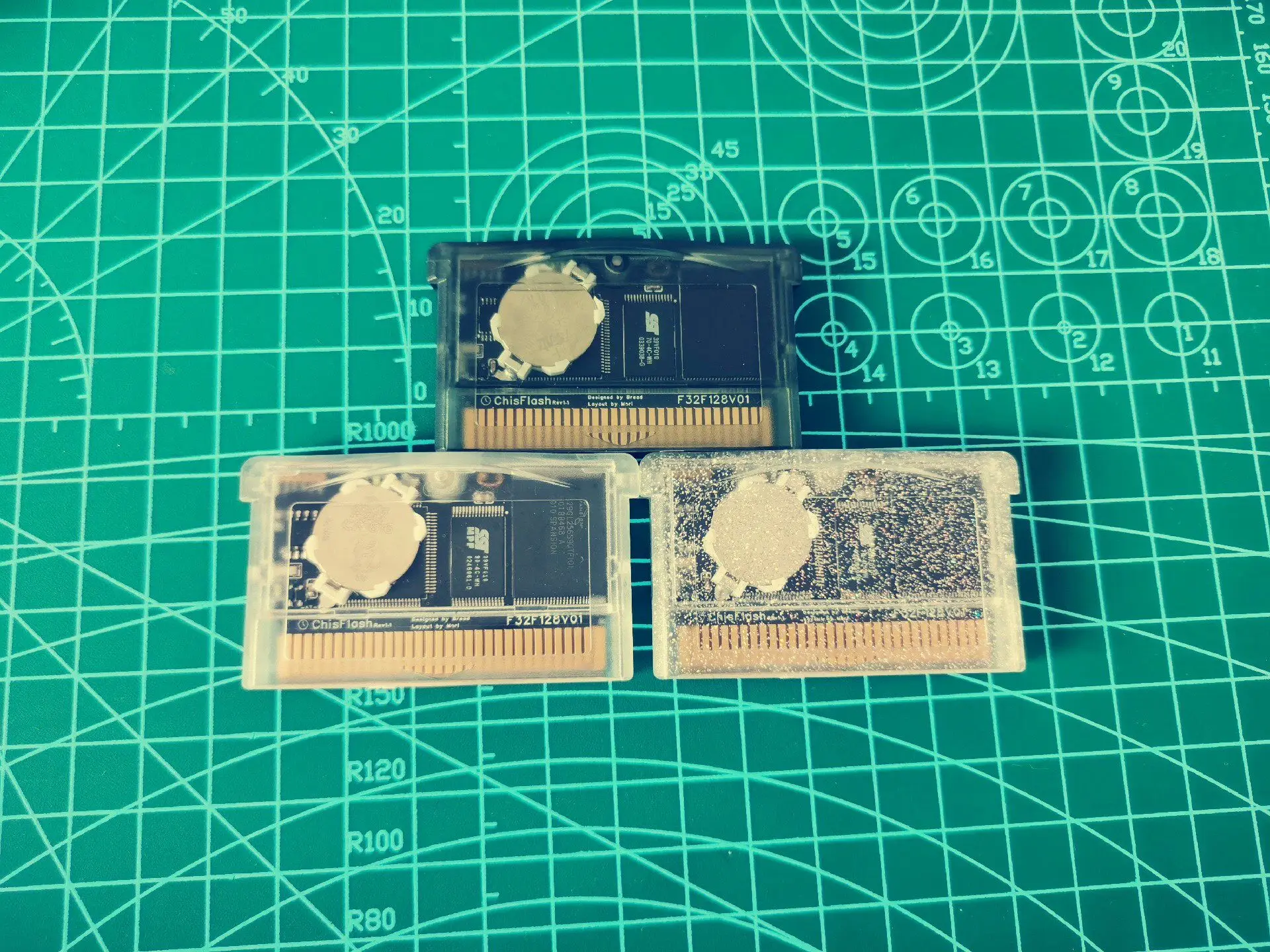 Gba Rtc Gpio ChisFlash V1.1 RTC GBA カートリッジ - ゲームボーイ用セーブカード 256Mb フラッシュ、セーブバッテリー不要 ...