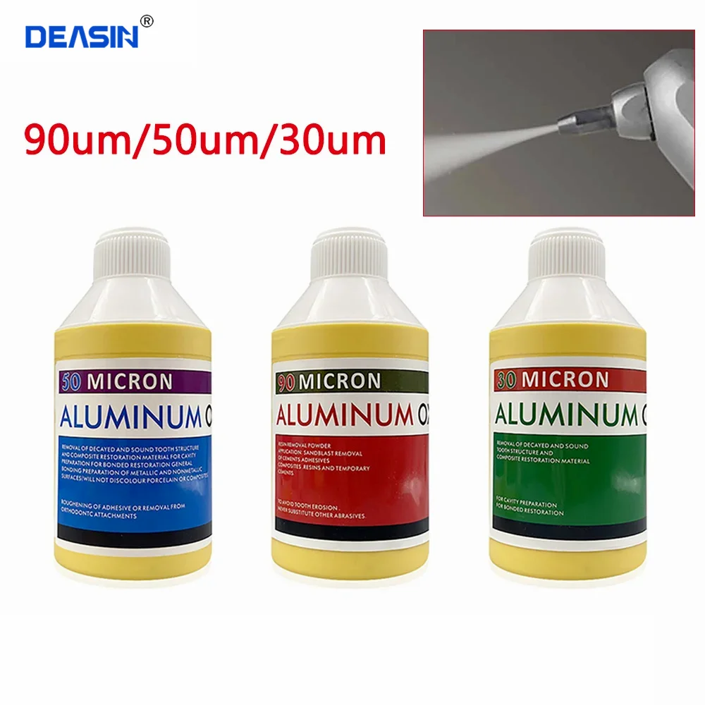 1bottleDentalAluminaPowder905030umMicronAluminumPowderFor