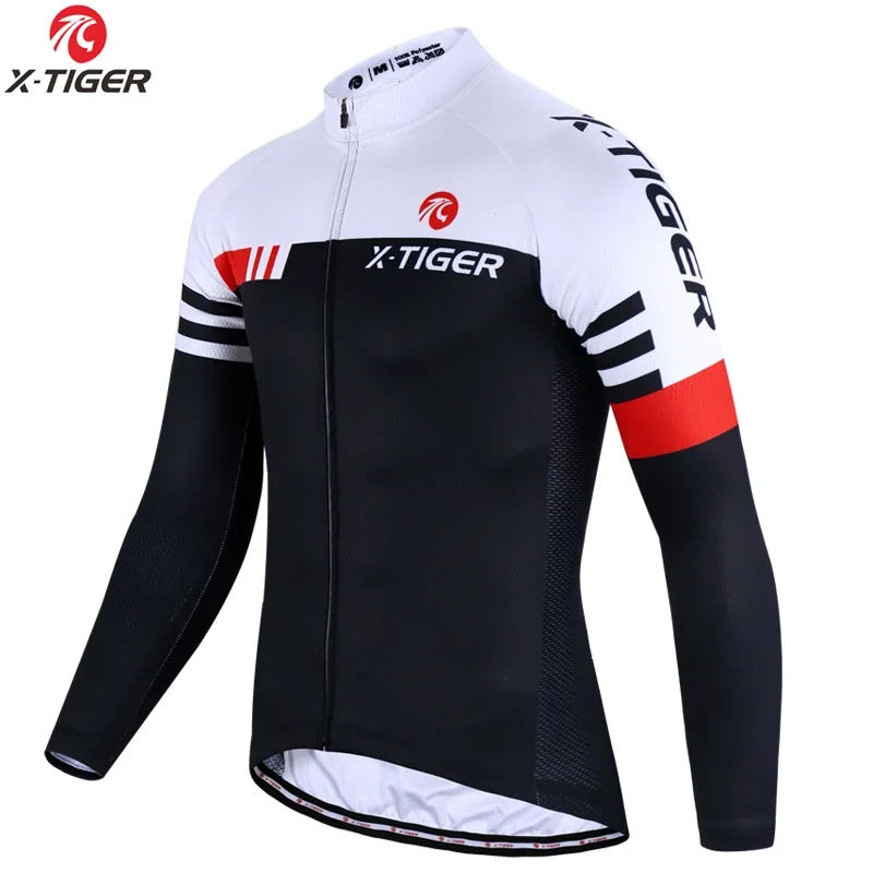 X-TIGER Top Quality Cycling Jersey Long Sleeve MTB Bicycle