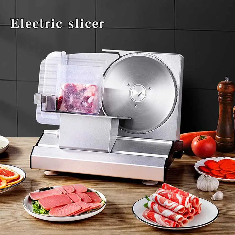 Electric Food Slicer 220V Household Desktop Fruit Lamb and Beef Slicers