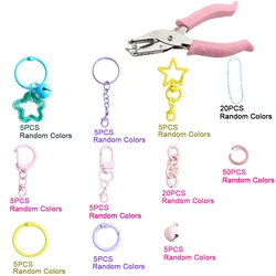 Colorful Keychain Accessory Kit (With Plier)