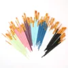 10Pcs/Lot Multi-functional Watercolor Brush Pearlescent Plastic Rod Nylon Hair Hook Line Gouache Oil Brush School Art Supplies 6