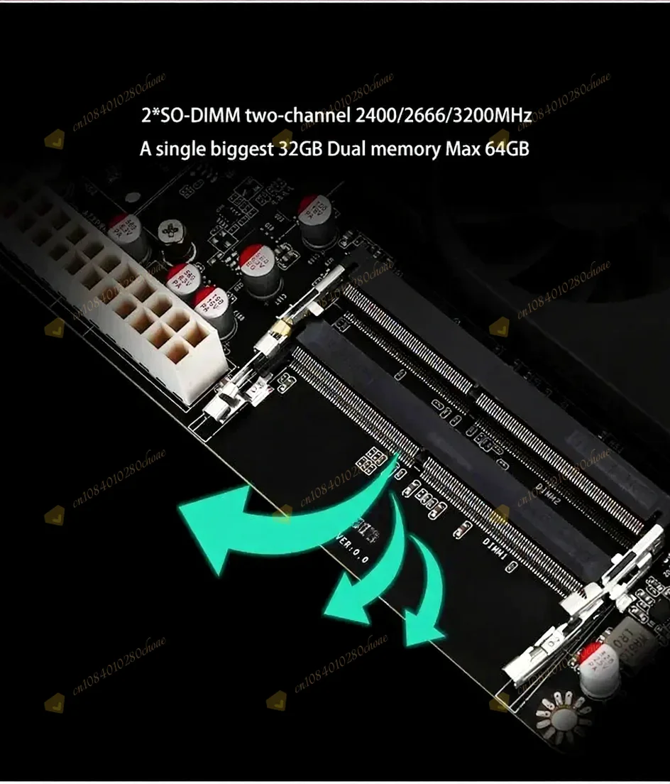 N6005 Industrial Motherboard NAS Motherboards 4 Cores 4 Threads Low Power Proces