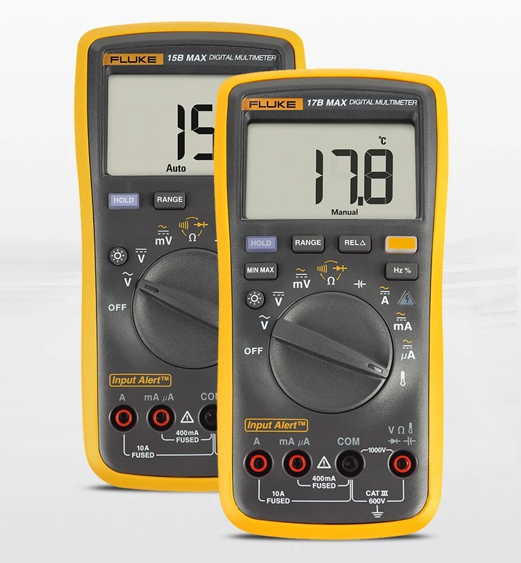 [100 New] Fluke 15b Max 17b Max Digital Multimeter Ac/dc Voltage