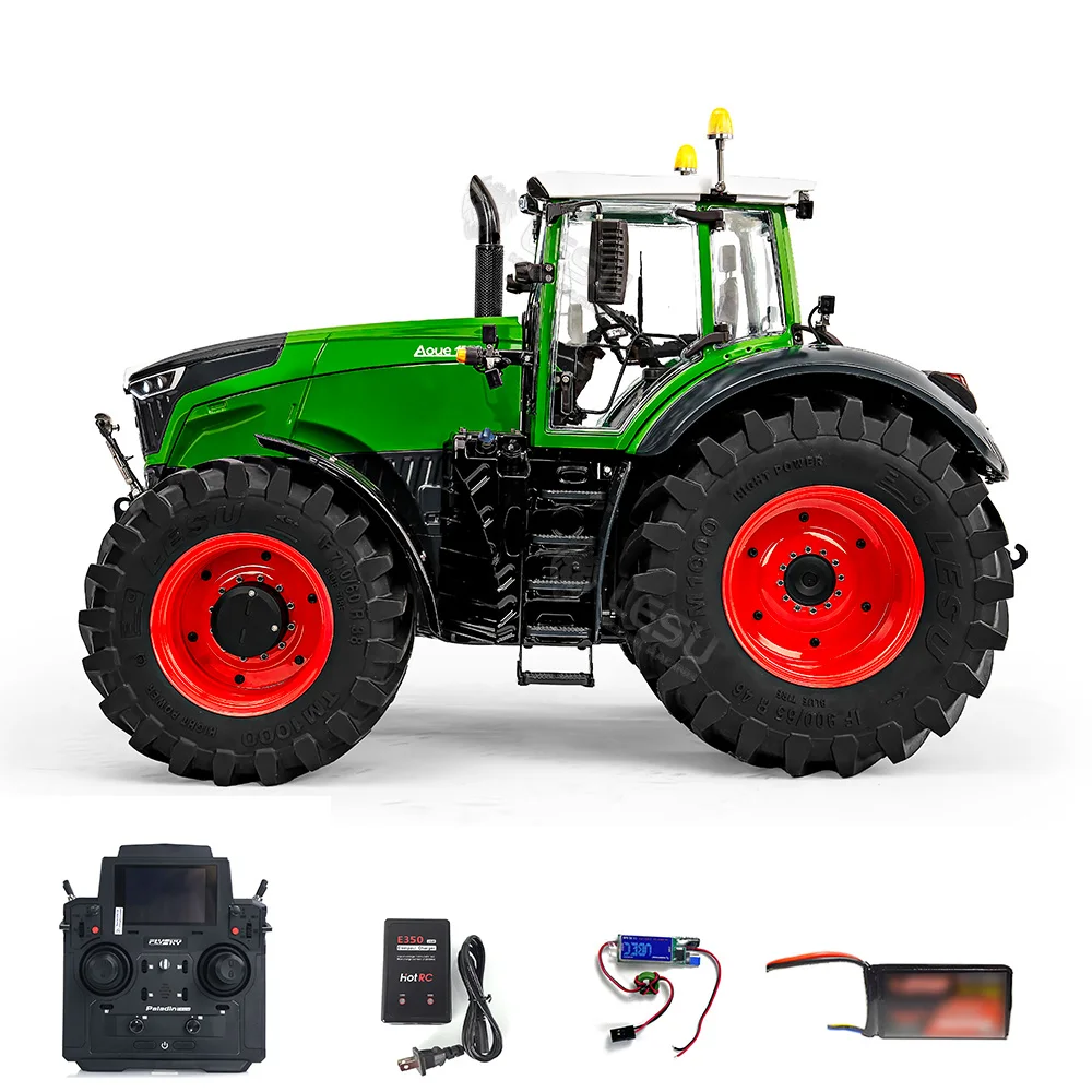 LESU AOUE 1050 1/14 4x4 Metal Hydraulic RC Tractor Car PL18EV Lite XE Radio Light Updated Sound Trucks Vehicle Model Toy for Boy 2